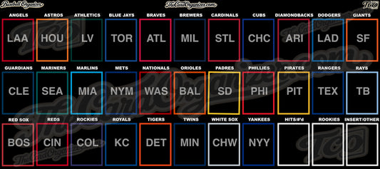 The Baseball Card Organizer Mat - PREORDER (Late Nov/Early Dec 26')