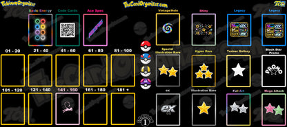 Pokemon TCG Card Organizer - PREORDER (Late Nov/Early Dec 26')